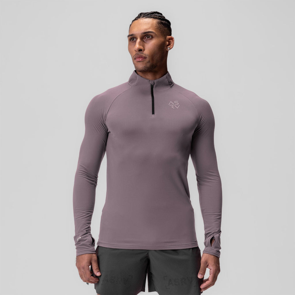 0906. Thermal Training Quarter Zip - Moonscape "Cyber"
