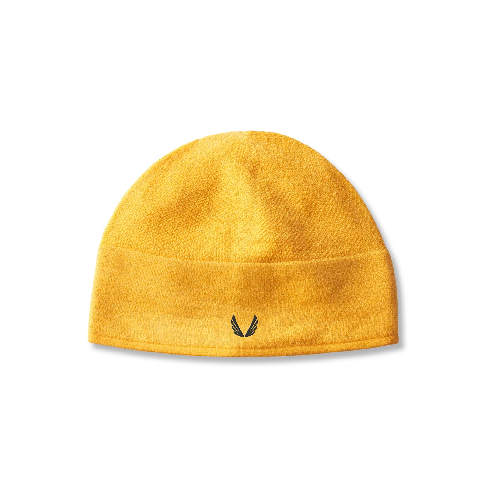 0936. Merino Wool Skull Cap - Amber "Wings"