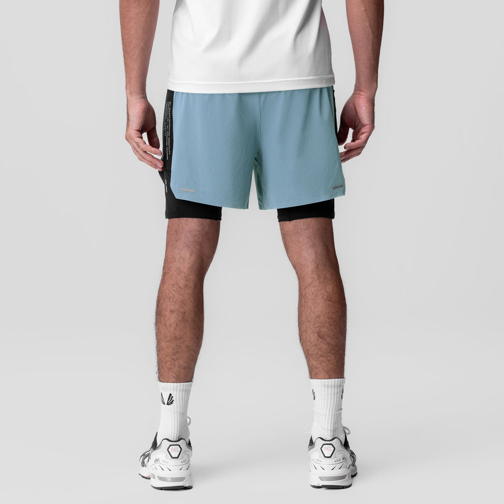 0953. Aerotex™ Hybrid Liner Short - Light Sky