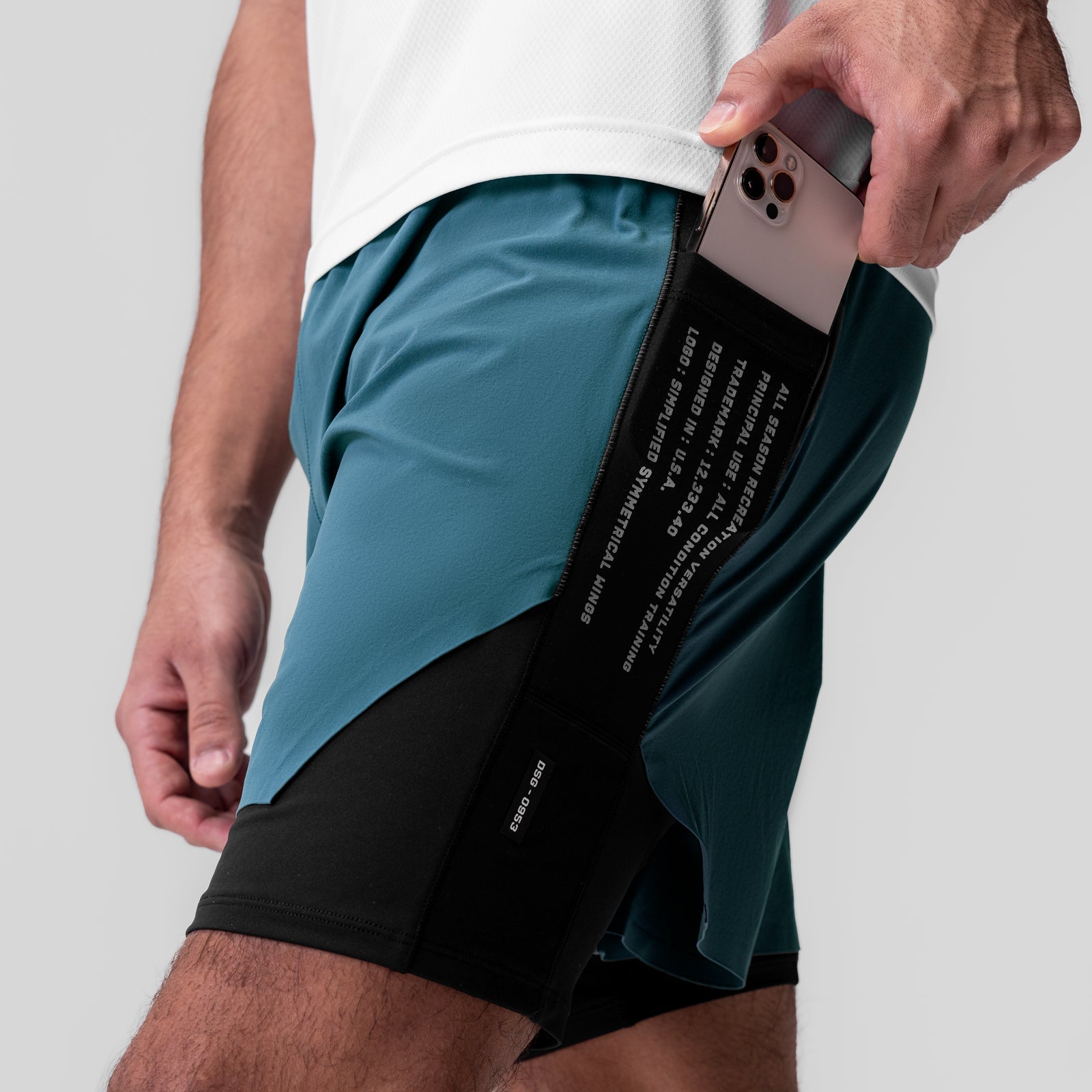 0953. Aerotex™ Hybrid Liner Short - Storm