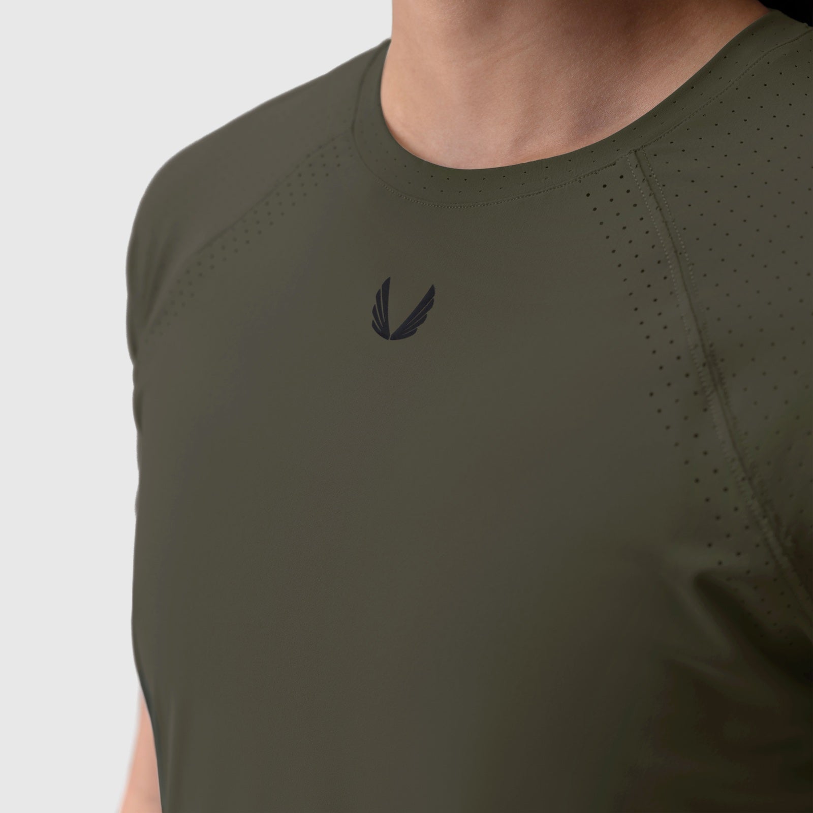 W017. Laser-Vent™ Established Tee - Olive