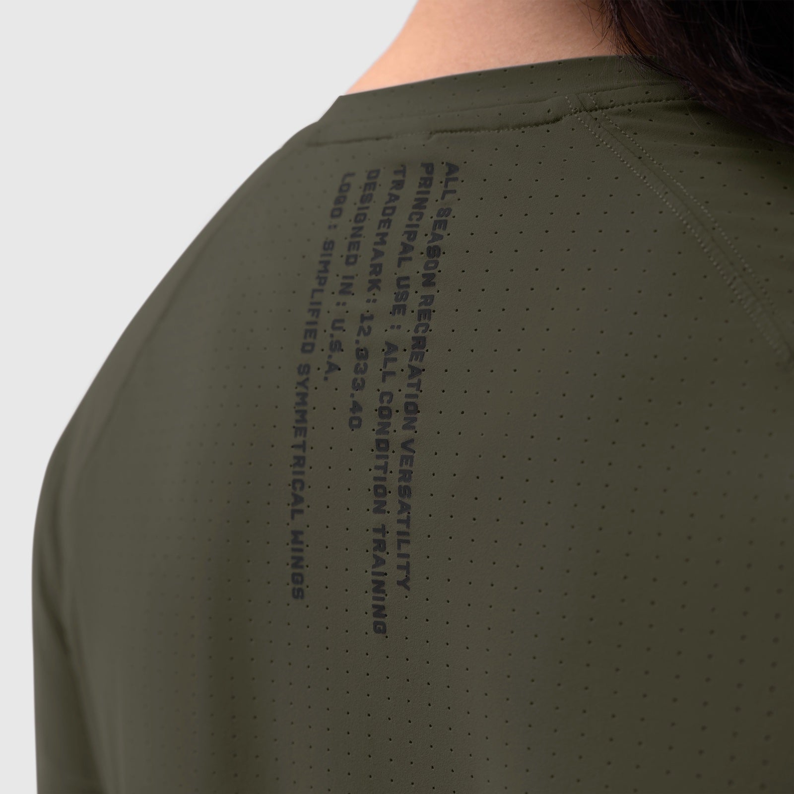 W017. Laser-Vent™ Established Tee - Olive
