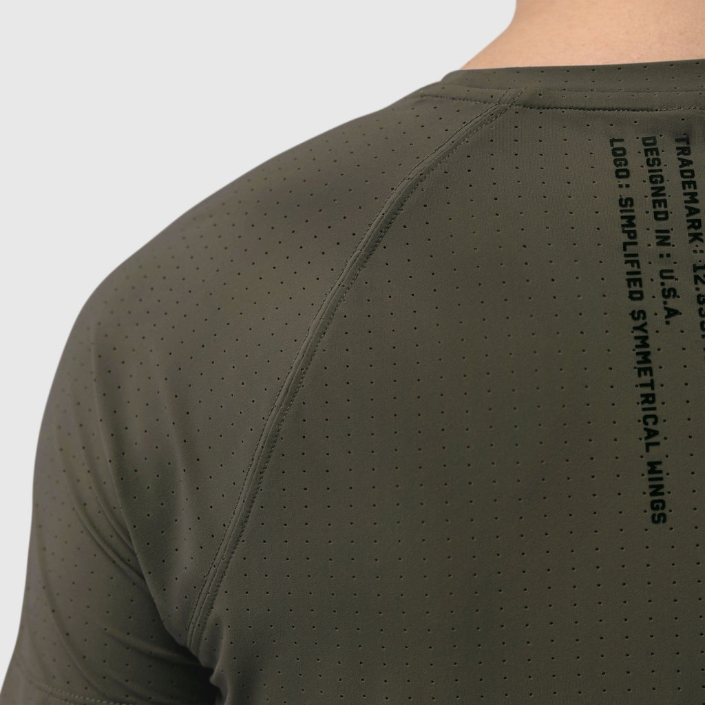 W017. Laser-Vent™ Established Tee - Olive