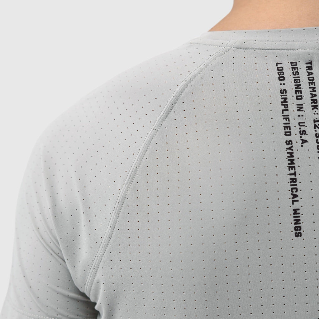 W017. Laser-Vent™ Established Tee - Slate Grey