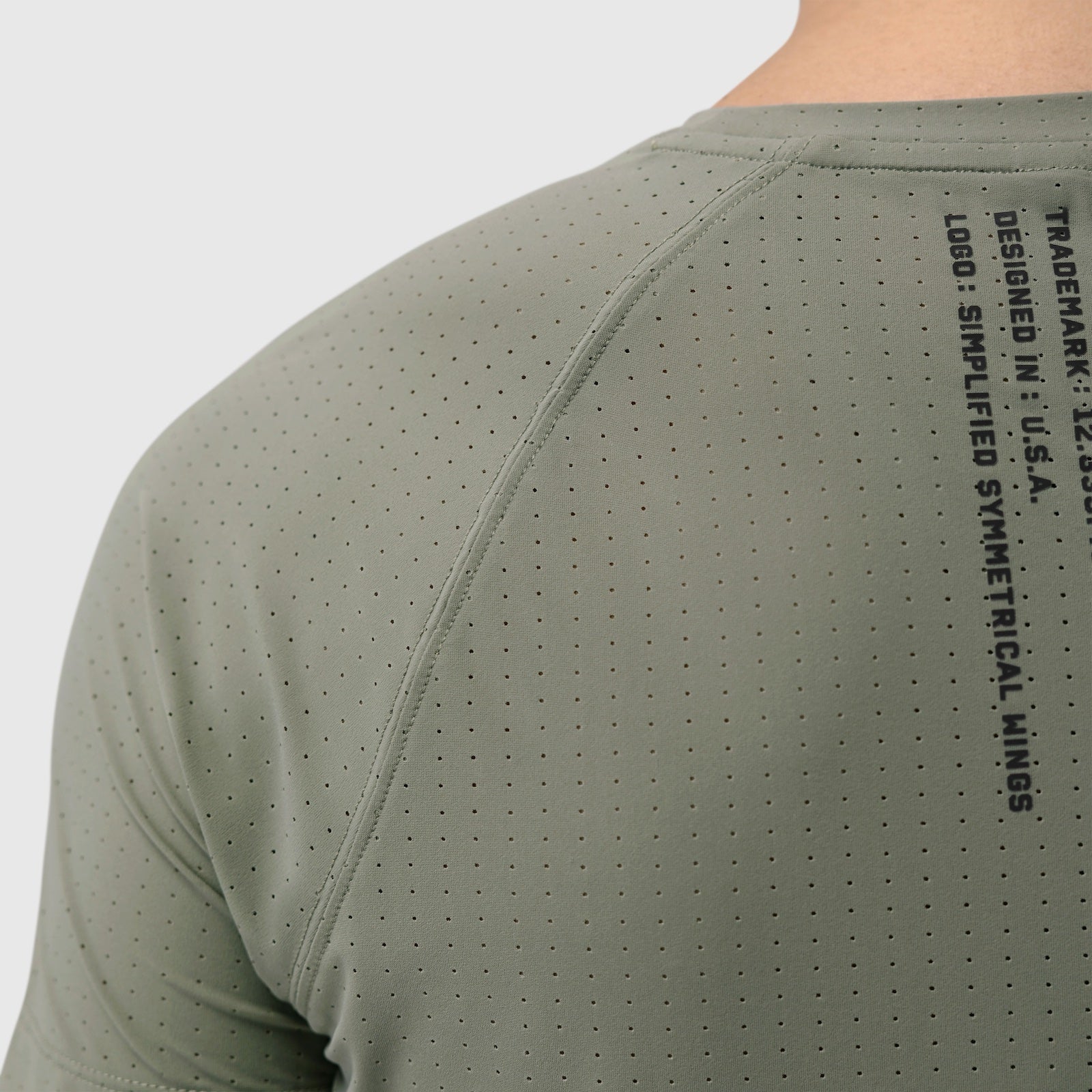 W017. Laser-Vent™ Established Tee - Sage