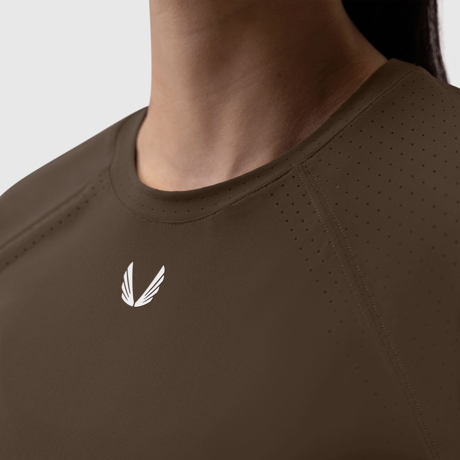W017. Laser-Vent™ Established Tee - Dark Earth