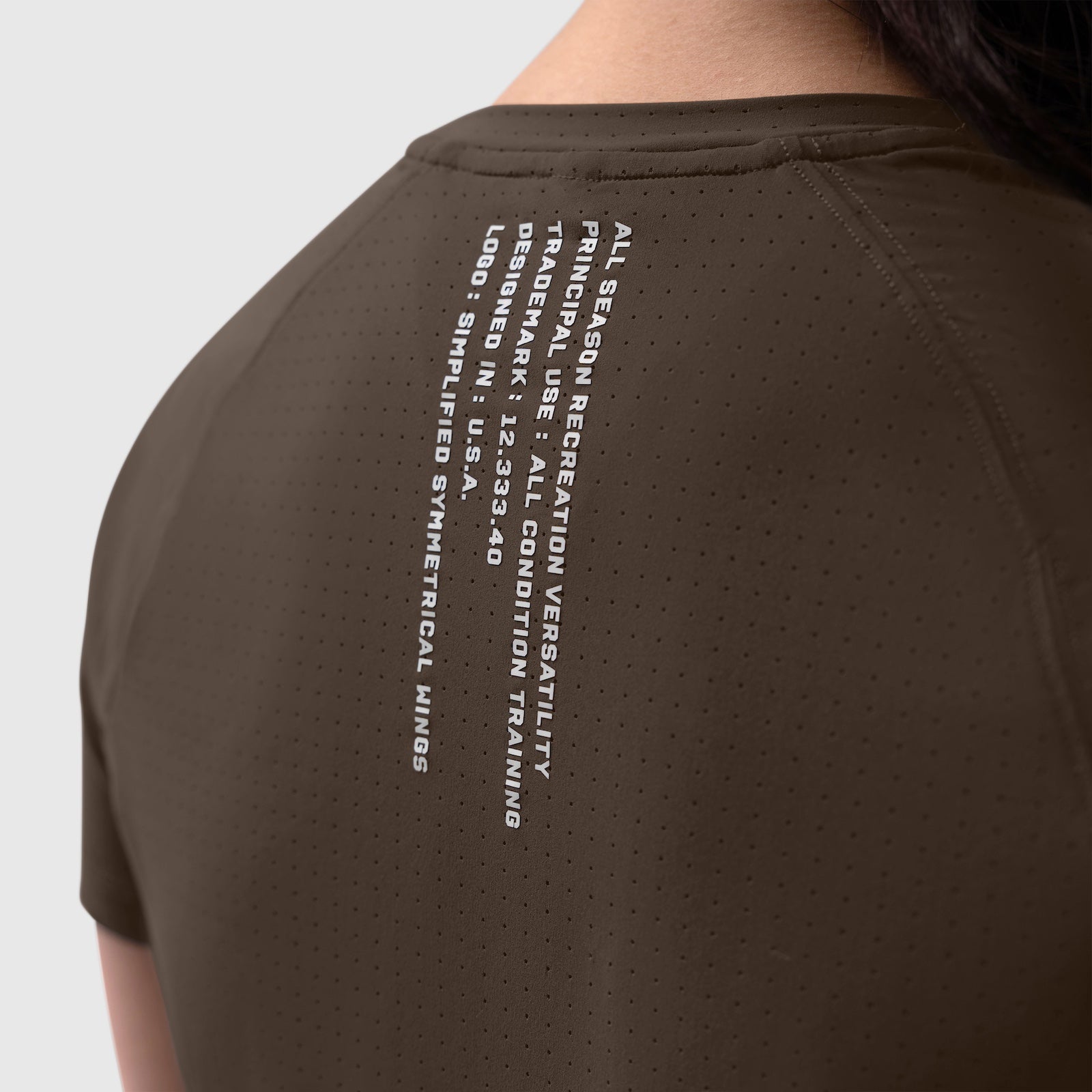 W017. Laser-Vent™ Established Tee - Dark Earth