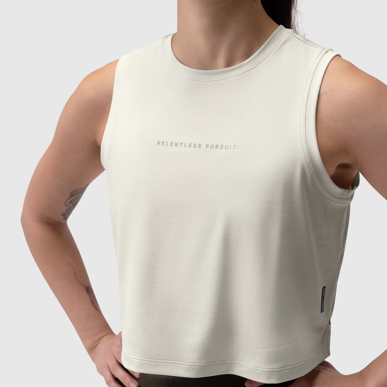 W020. AeroSilver® Tank Top - Ivory Cream "RP"
