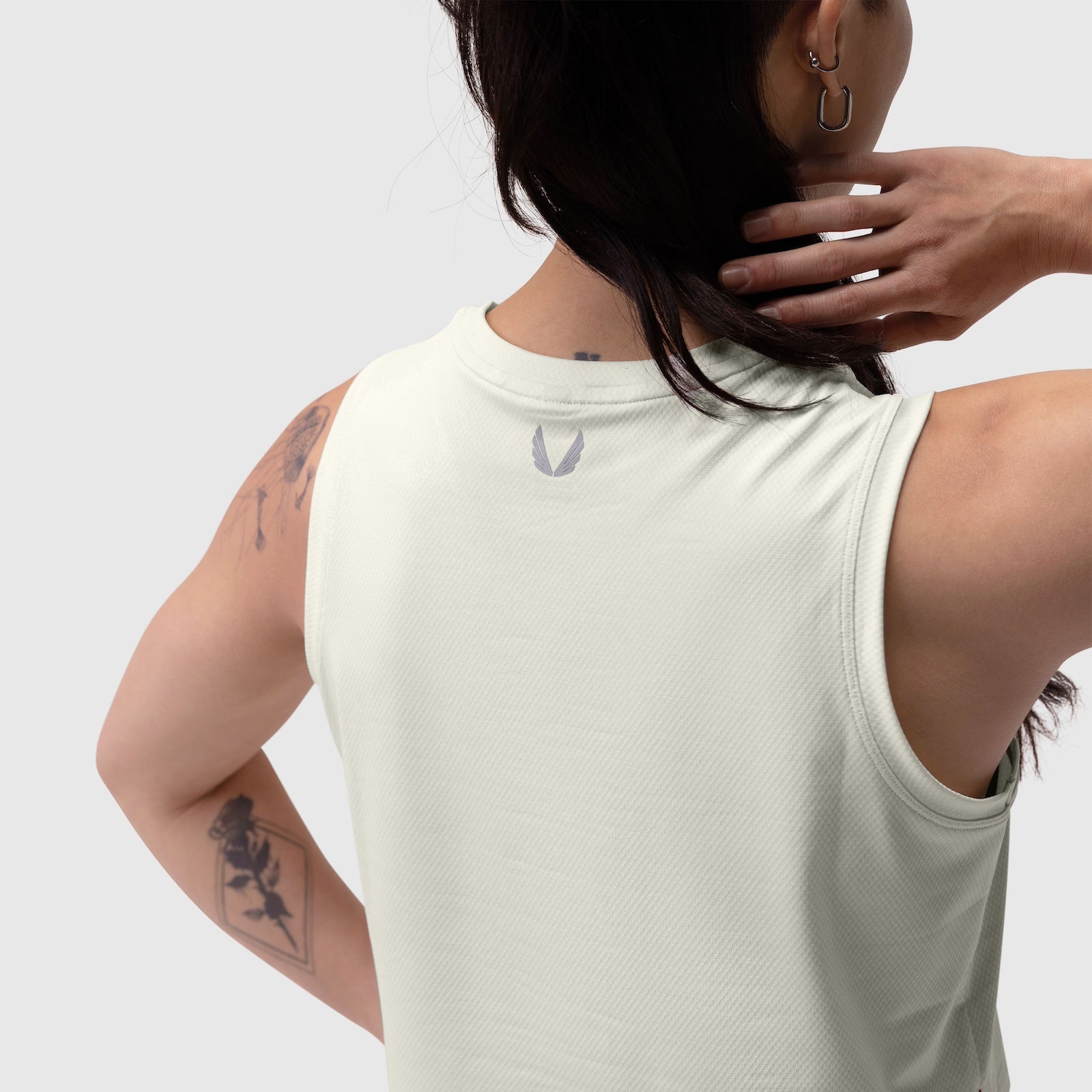 W020. AeroSilver® Tank Top - Ivory Cream "RP"