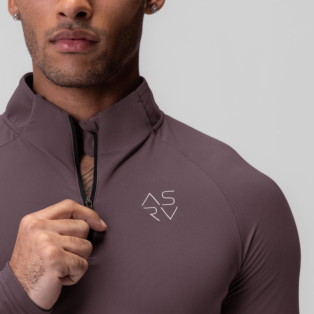 0906. Thermal Training Quarter Zip - Nightshade "Cyber"