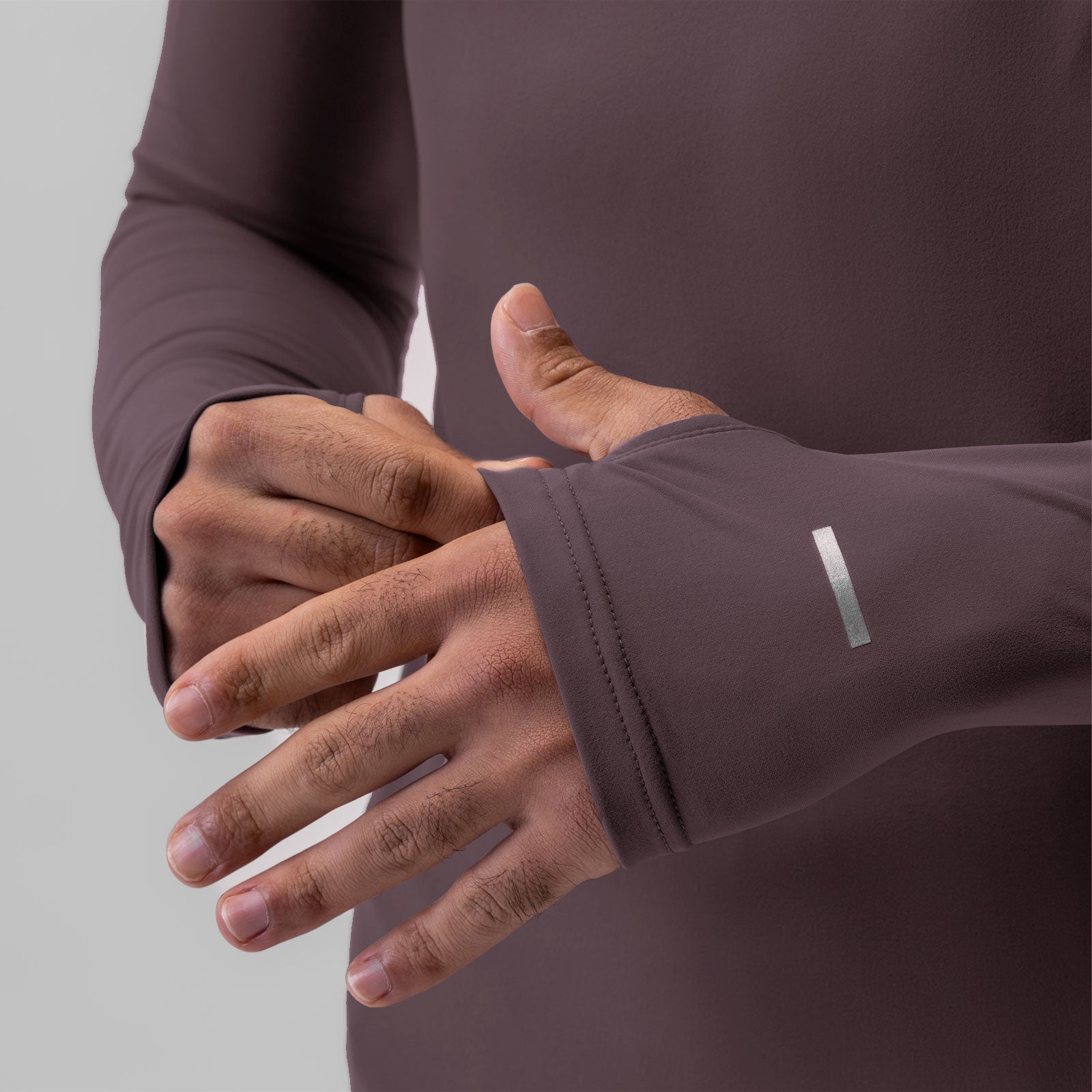 0906. Thermal Training Quarter Zip - Nightshade "Cyber"