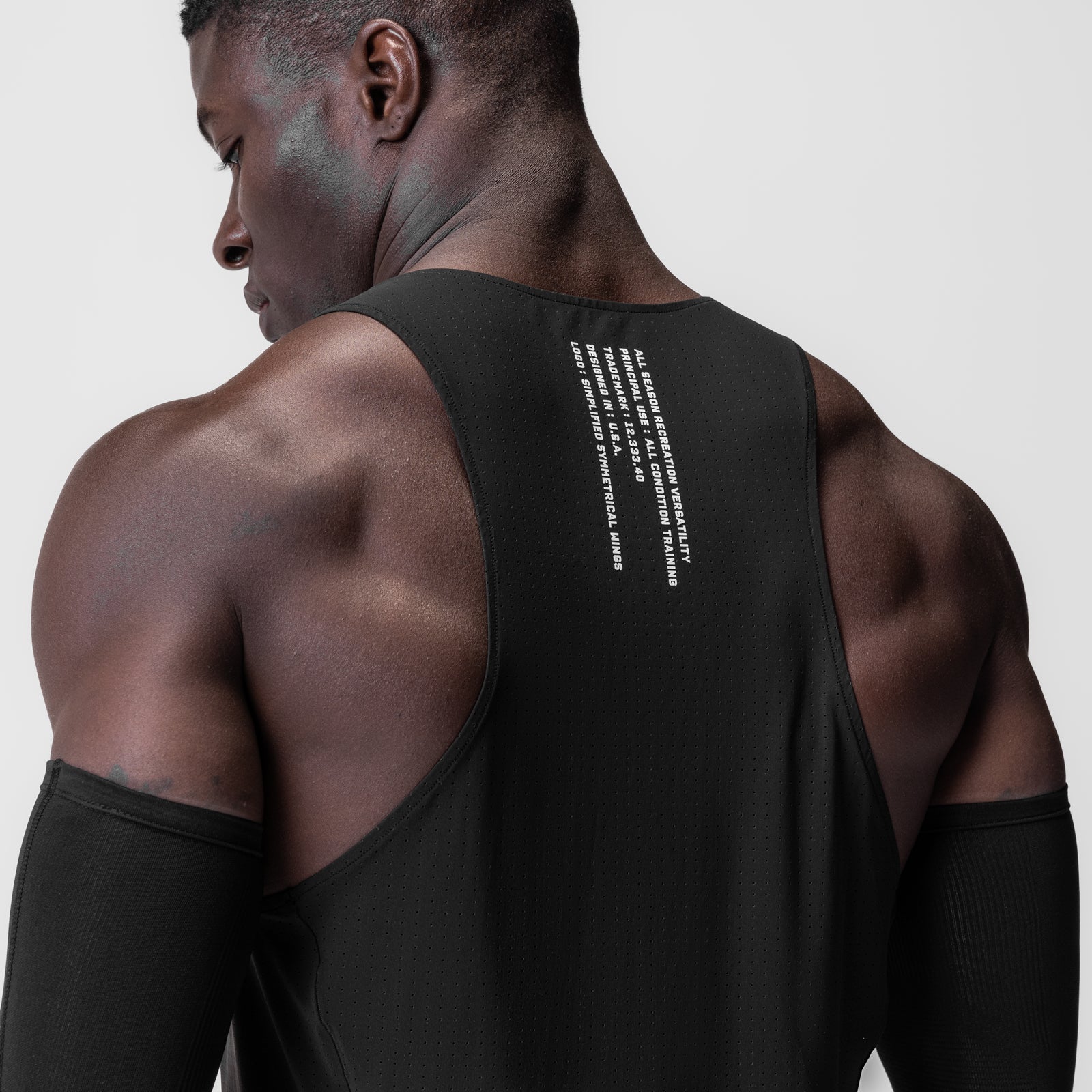 0949. Laser-Vent™ Singlet Tank - Black