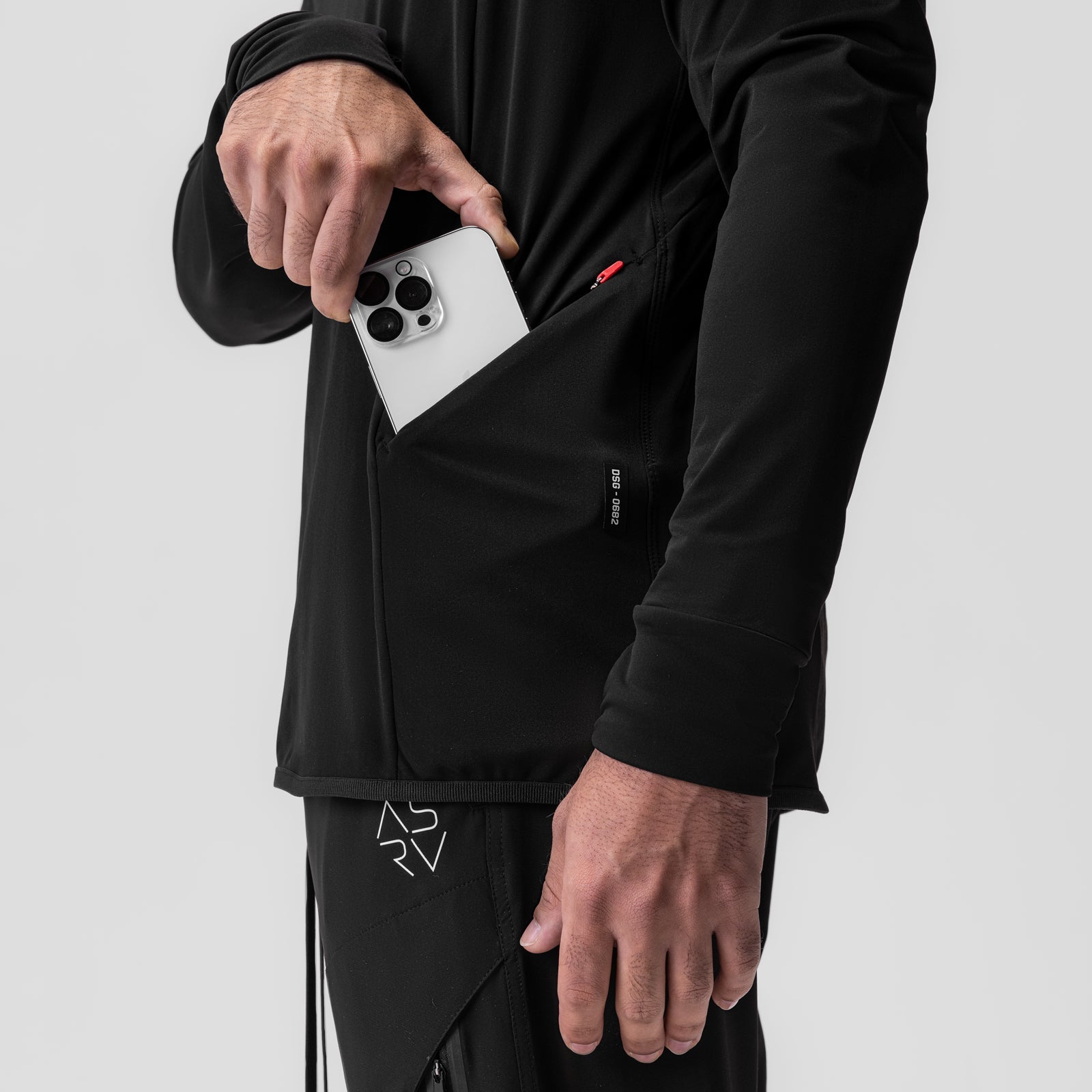 0682. Training Hoodie - Black "Cyber"