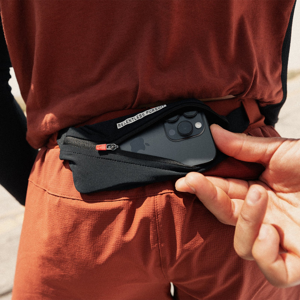 0786. Ripstop 3" Belt Pack Short - Brick/Black