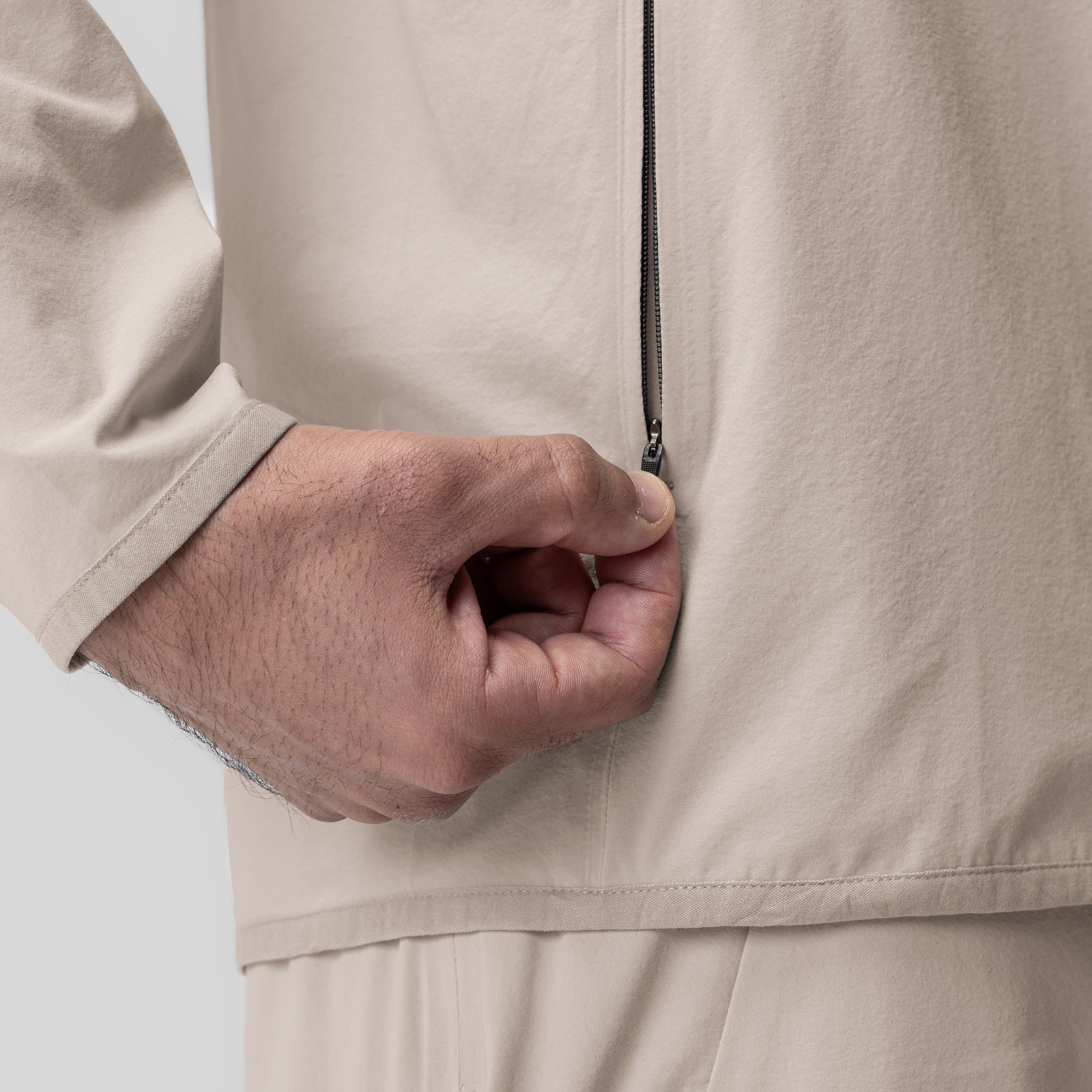 1018. Aerotex™ Weather-Ready Bonded Windbreaker - Chai