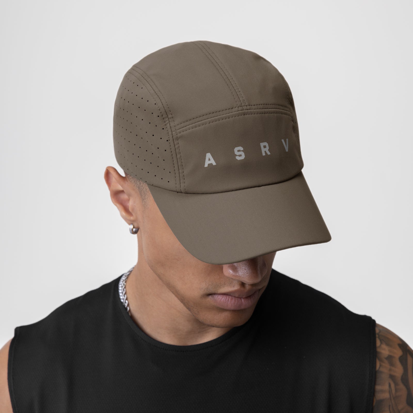 0812. Tetra-Lite® Lightweight Vented Hat - Deep Taupe