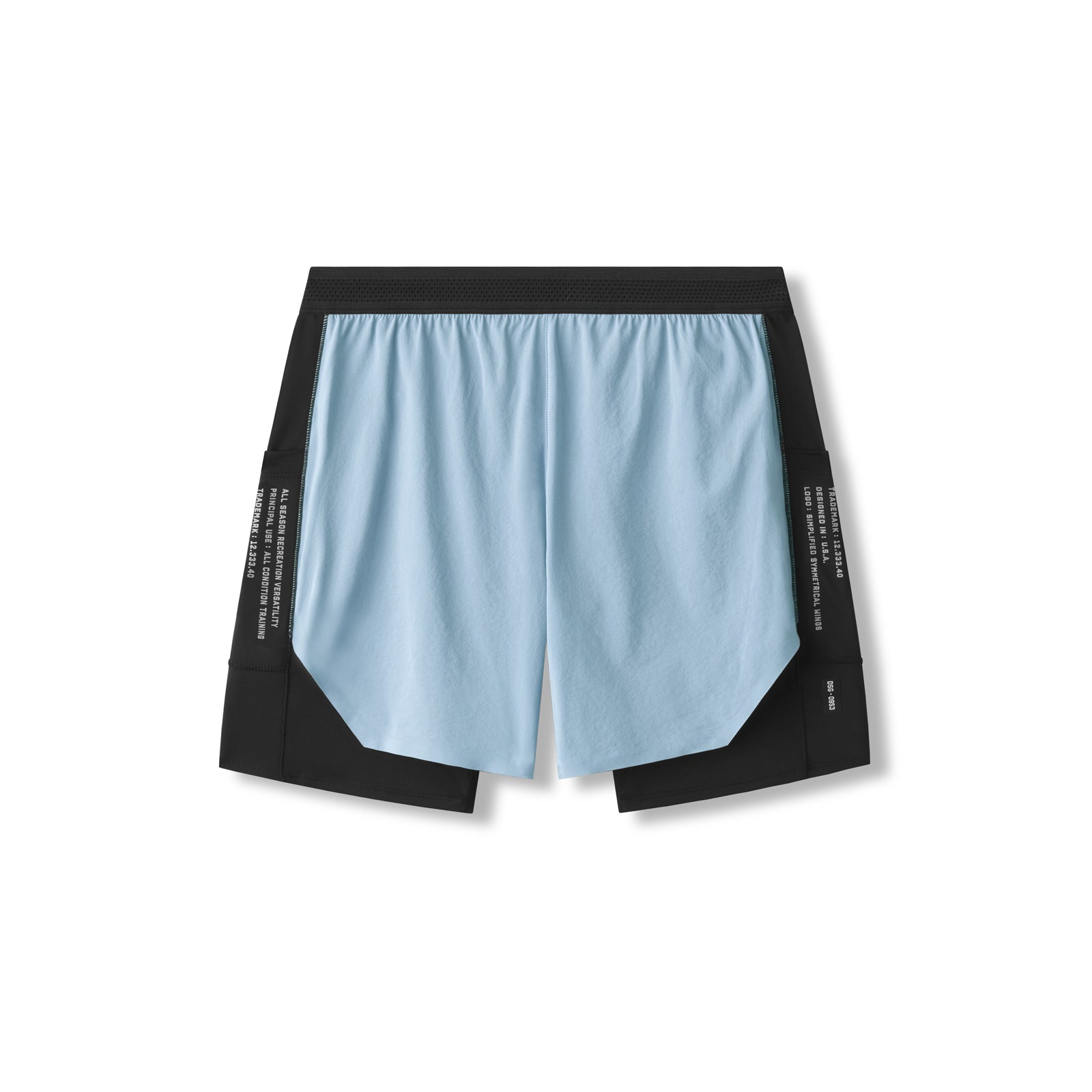0953. Aerotex™ Hybrid Liner Short - Light Sky