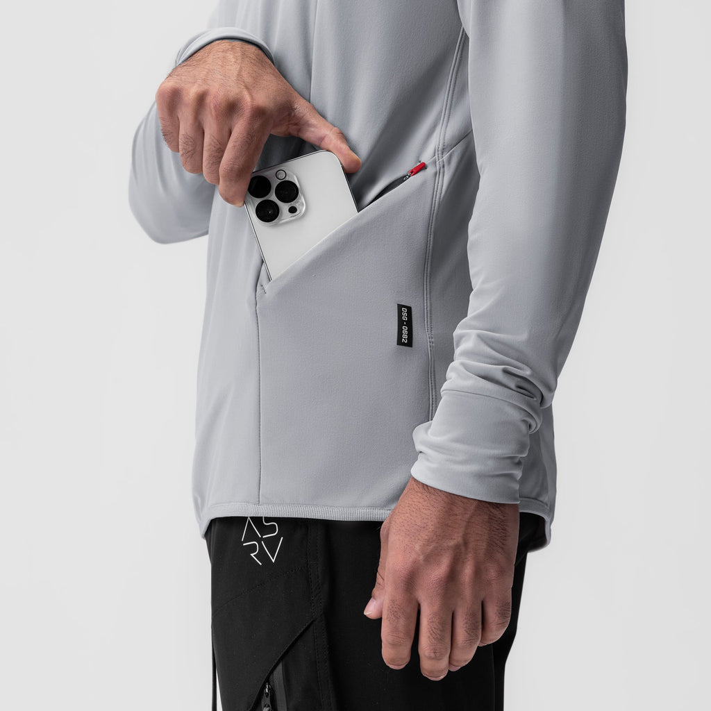0682. Training Hoodie - Slate Grey "Cyber"