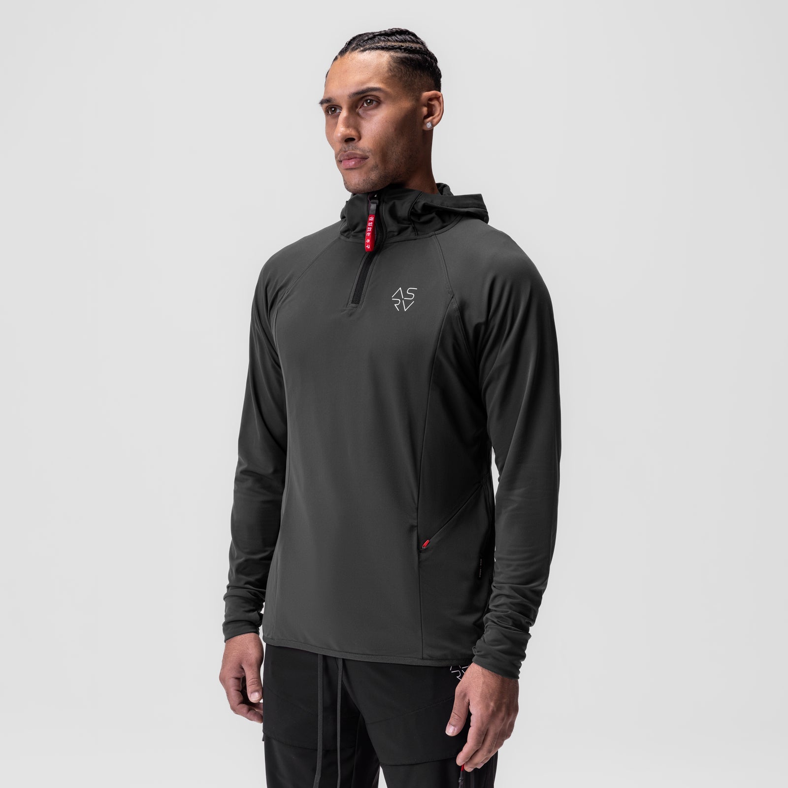 0682. Training Hoodie - Space Grey "Cyber"