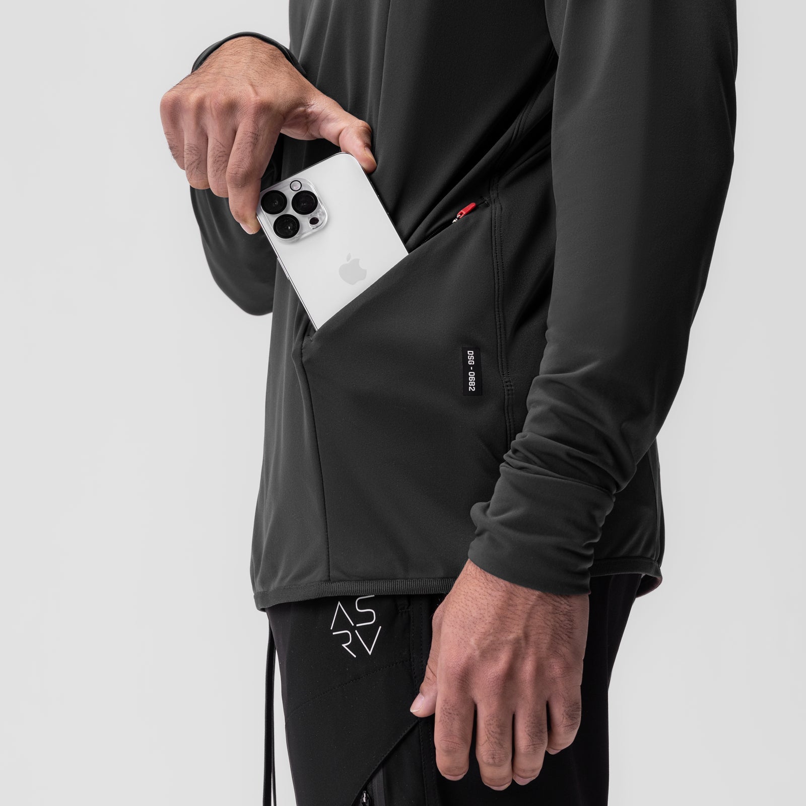 0682. Training Hoodie - Space Grey "Cyber"