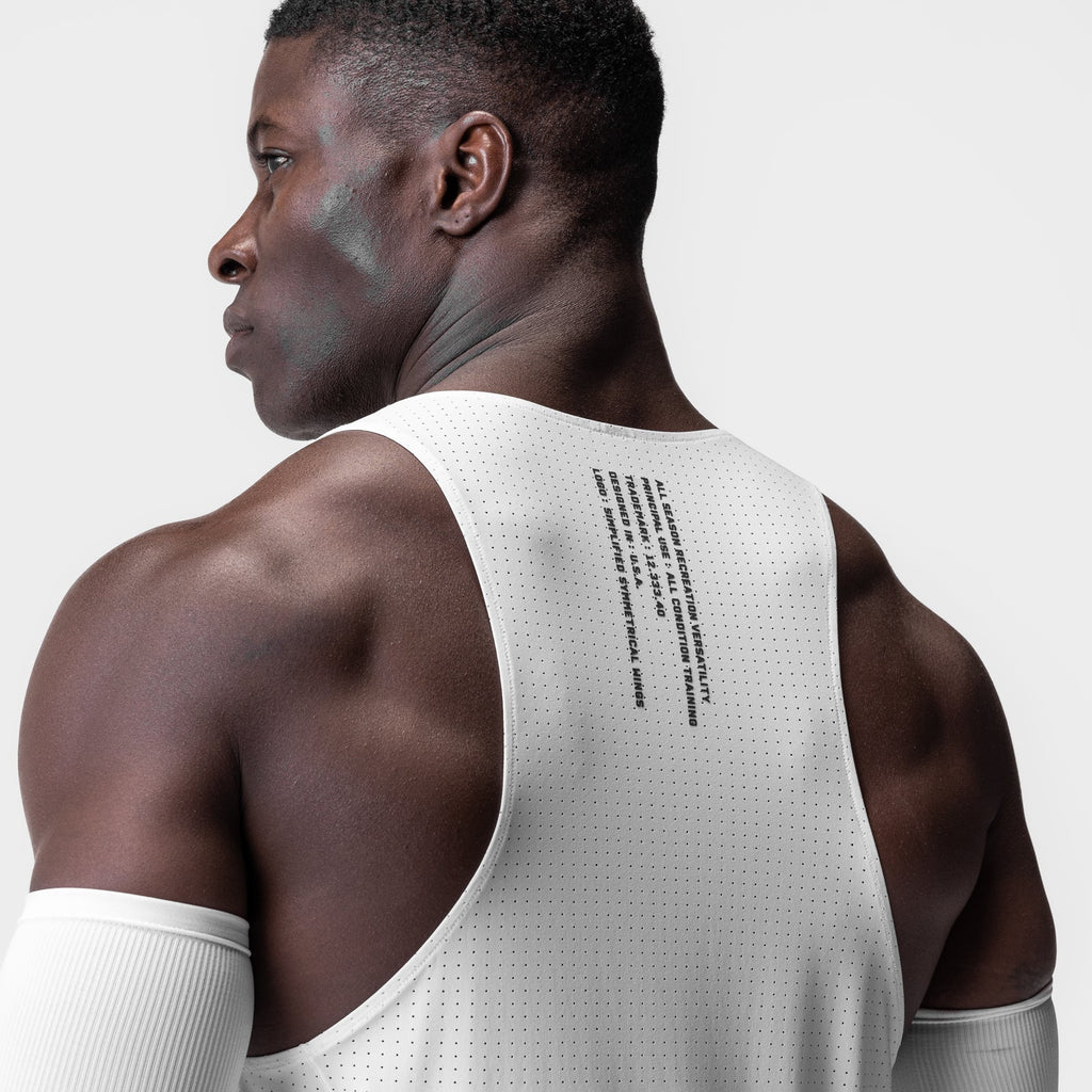 0949. Laser-Vent™ Singlet Tank - White