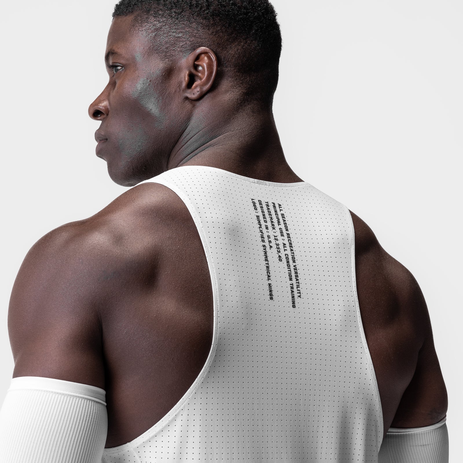 0949. Laser-Vent™ Singlet Tank - White