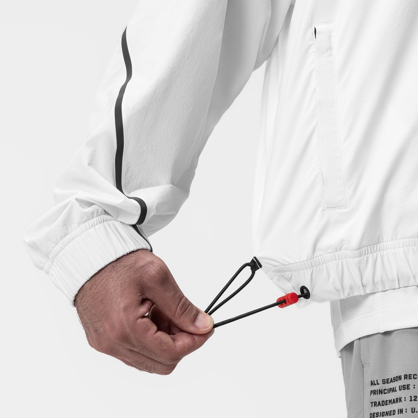 0950. Aerotex™ Track Jacket - White/Black