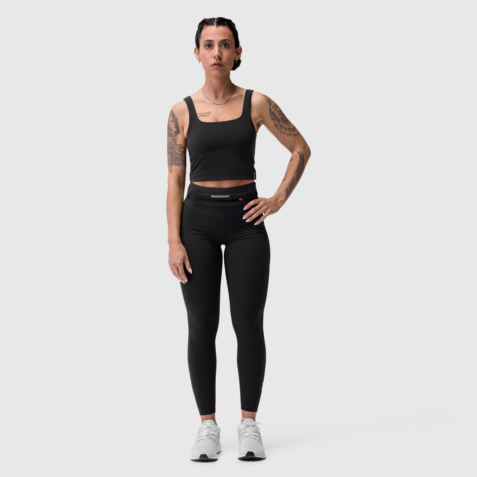 W030. Lycra® 3-in-1 Legging - Black