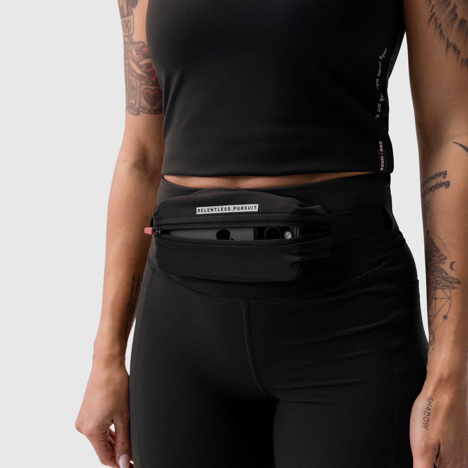W030. Lycra® 3-in-1 Legging - Black