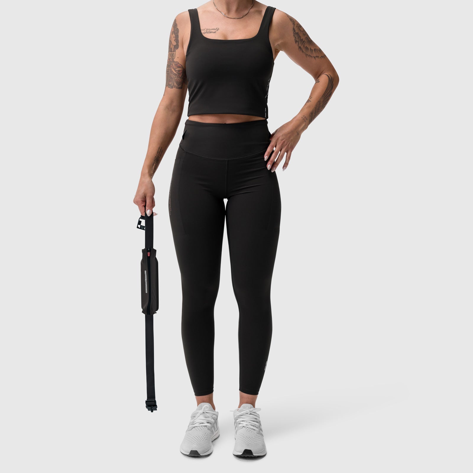 W030. Lycra® 3-in-1 Legging - Black